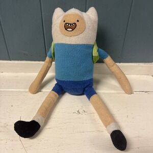 FINN The Adventurous PLUSH Toy Stuffed Animal Cartoon Network ADVENTURE TIME 10"